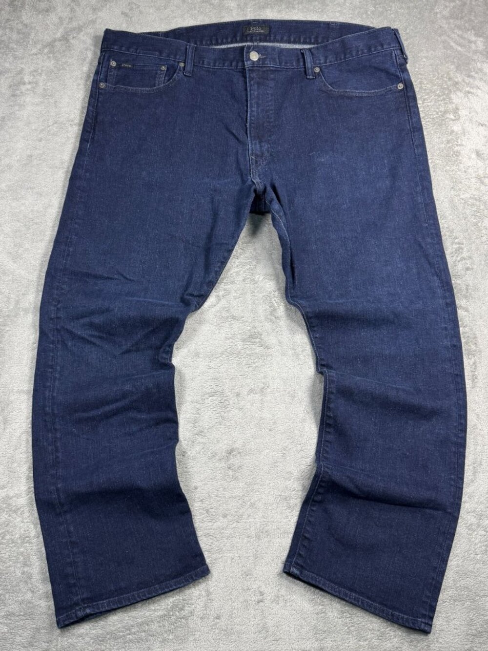Polo Ralph Lauren The Varick Slim Straight Jeans Mens 42x30 Blue Skater Denim